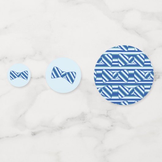 Kleine Man Jongen's eerste verjaardag Confetti (Achterkanten)