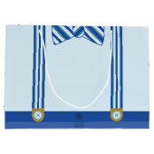 Kleine Man Jongen's eerste verjaardag Groot Cadeauzakje (Achterkant)