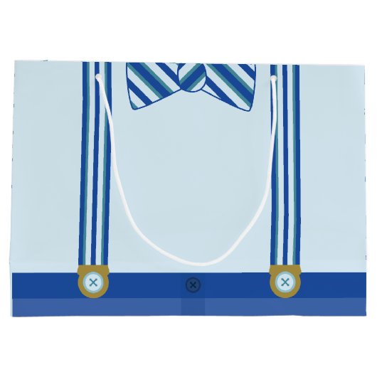 Kleine Man Jongen's eerste verjaardag Groot Cadeauzakje (Achterkant)