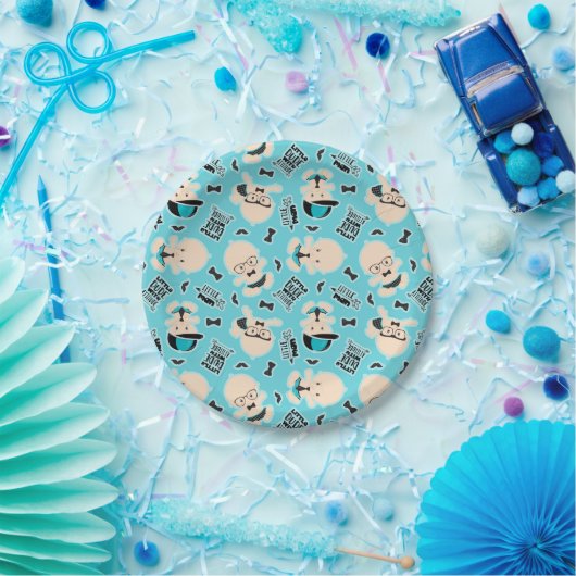 Kleine man kerel partij bord (Feest)