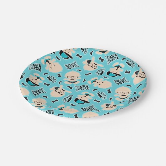 Kleine man kerel partij bord (Gekanteld)