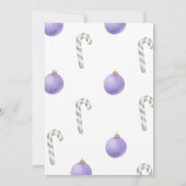 Kleine Man kerstman kerstmis Baby shower Kaart (Achterkant)