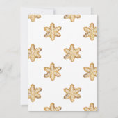 Kleine Man kerstman kerstmis Baby shower Kaart (Achterkant)