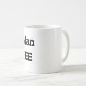 Kleine Man koffie Mok (Voorkant rechts)