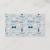 Kleine Man Luier Raffle Ticket, Baby Blauw, Navy Informatiekaartje (Achterkant)