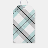 Kleine man mint groen grijs baby boy douchegunst cadeaulabel (Achterkant)