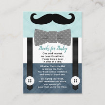 kleine man mustache mint navy book - verzoek