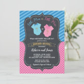 Kleine Man of kleine Miss Baby onthullen Kaart (Staand voorkant)