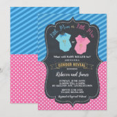 Kleine Man of kleine Miss Baby onthullen Kaart (Voorkant / Achterkant)