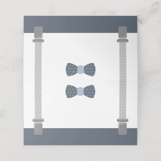 Kleine Man plaats kaarten, voedsel Kaarten Plaatskaartje (Buitenkant ongevouwen)