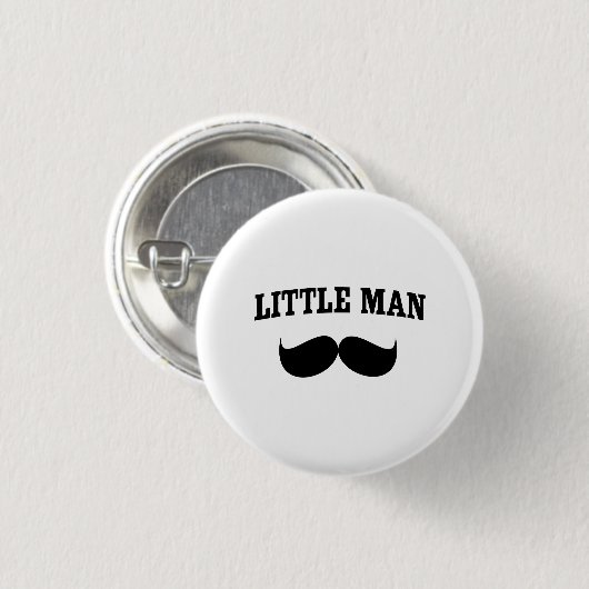 Kleine Man Ronde Button 3,2 Cm (Voorkant /achterkant)