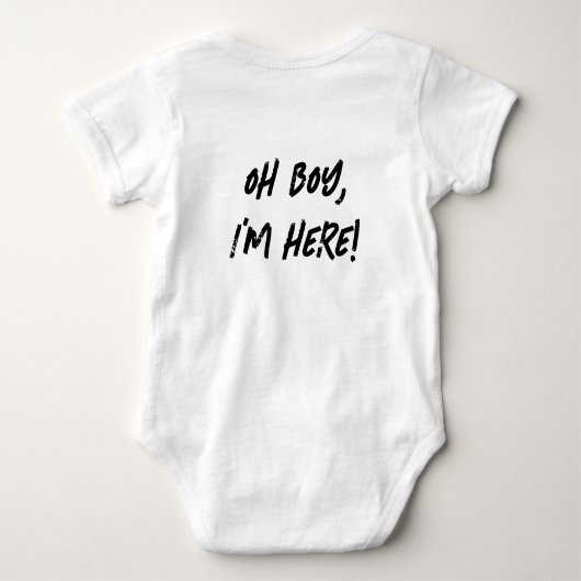 Kleine man smoking romper (Achterkant)