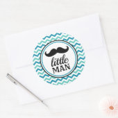 Kleine Man snor Baby shower Stickers - LM (Envelop)