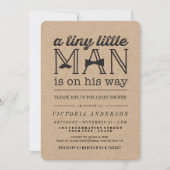 Kleine Man snor strik Stropdas Kraft Boy Baby show Kaart (Voorkant)