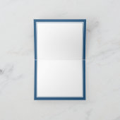 Kleine Man snor Stropdas Baby shower dank u Bedankkaart (Binnen)