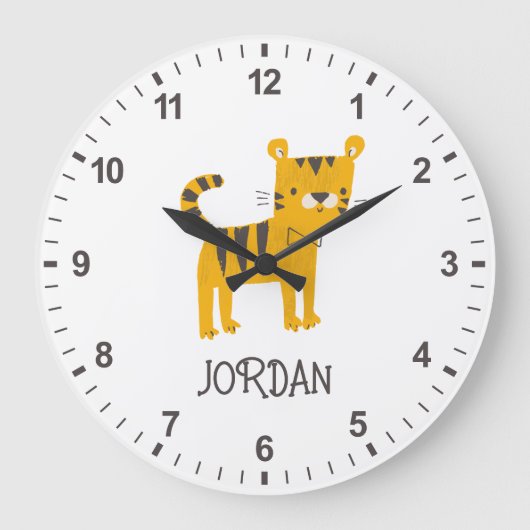 Kleine Man | Stropdas van de tijgerboot Grote Klok (Voorkant)