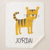 Kleine Man | Stropdas van de tijgerboot Sherpa Deken (Voorkant)