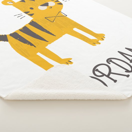 Kleine Man | Stropdas van de tijgerboot Sherpa Deken (3/4)