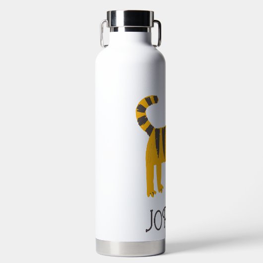 Kleine Man | Stropdas van de tijgerboot Waterfles (Voorkant)