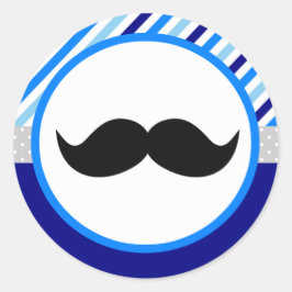 Kleine Mannen Baby showers stickers