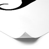 Kleine mannen snor kinder poster afdrukken (Hoek)