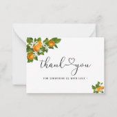 Kleine mantie bedankt notitiekaartje (Voorkant)