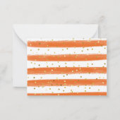 Kleine mantie bedankt notitiekaartje (Achterkant)