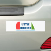 kleine marine bumpersticker (Op auto)