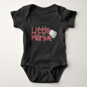 Kleine marinier - Militaire Baby Romper (Voorkant)
