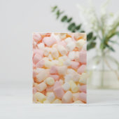 Kleine Marshmallows Briefkaart (Staand voorkant)