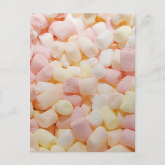 Kleine Marshmallows Briefkaart (Voorkant)