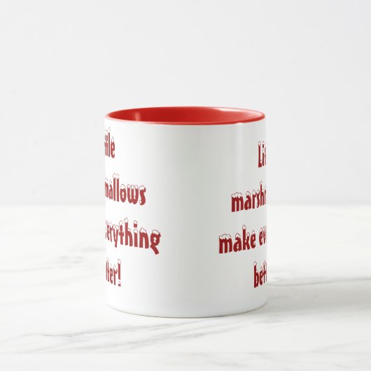 Kleine Marshmallows maken alles beter Mok (Midden)