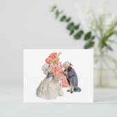 Kleine Martha Washington's Tea Party Uitnodiging Briefkaart (Staand voorkant)