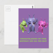 Kleine martianen briefkaart (Voorkant / Achterkant)