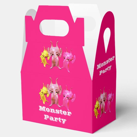 Kleine martianen, gepersonaliseerd voor kinderen. bedankdoosjes (Geopend)