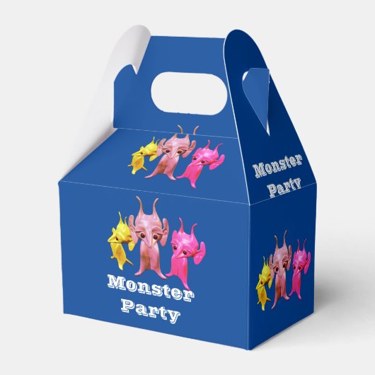 Kleine martianen, gepersonaliseerd voor kinderen. bedankdoosjes (Voorkant Zijde)