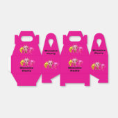 Kleine martianen, gepersonaliseerd voor kinderen. bedankdoosjes (Uitgevouwen)