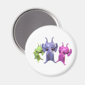 Kleine martianen magneet (Voorkant / Achterkant)