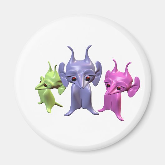 Kleine martianen magneet (Voorkant)