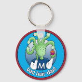 Kleine Medusa. Slechte Haardag! Sleutelhanger (Voorkant)