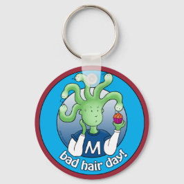 Kleine Medusa. Slechte Haardag! Sleutelhanger