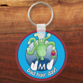 Kleine Medusa. Slechte Haardag! Sleutelhanger (Voorkant)