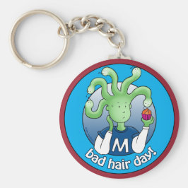 Kleine Medusa. Slechte Haardag! Sleutelhanger