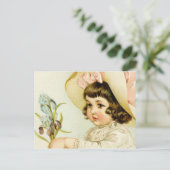 Kleine meid briefkaart (Staand voorkant)