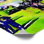 Kleine meid die naar de races kijkt bij Royal Asco Poster (Hoek)