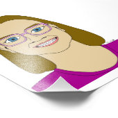 kleine meid foto afdruk (Hoek)