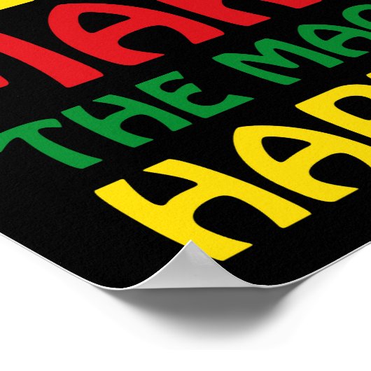 Kleine meid laat het gebeuren poster (Hoek)