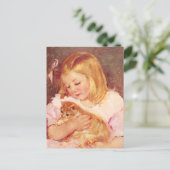 Kleine meid met Briefkaart (Staand voorkant)