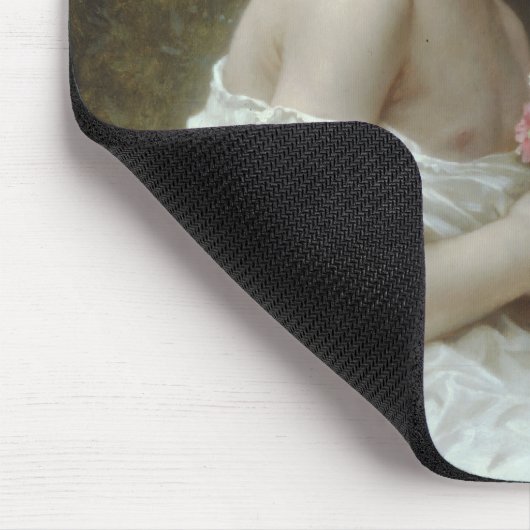 Kleine meid met een Bouquet Muismat (Hoek)