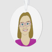 kleine meid ornament (voorkant)